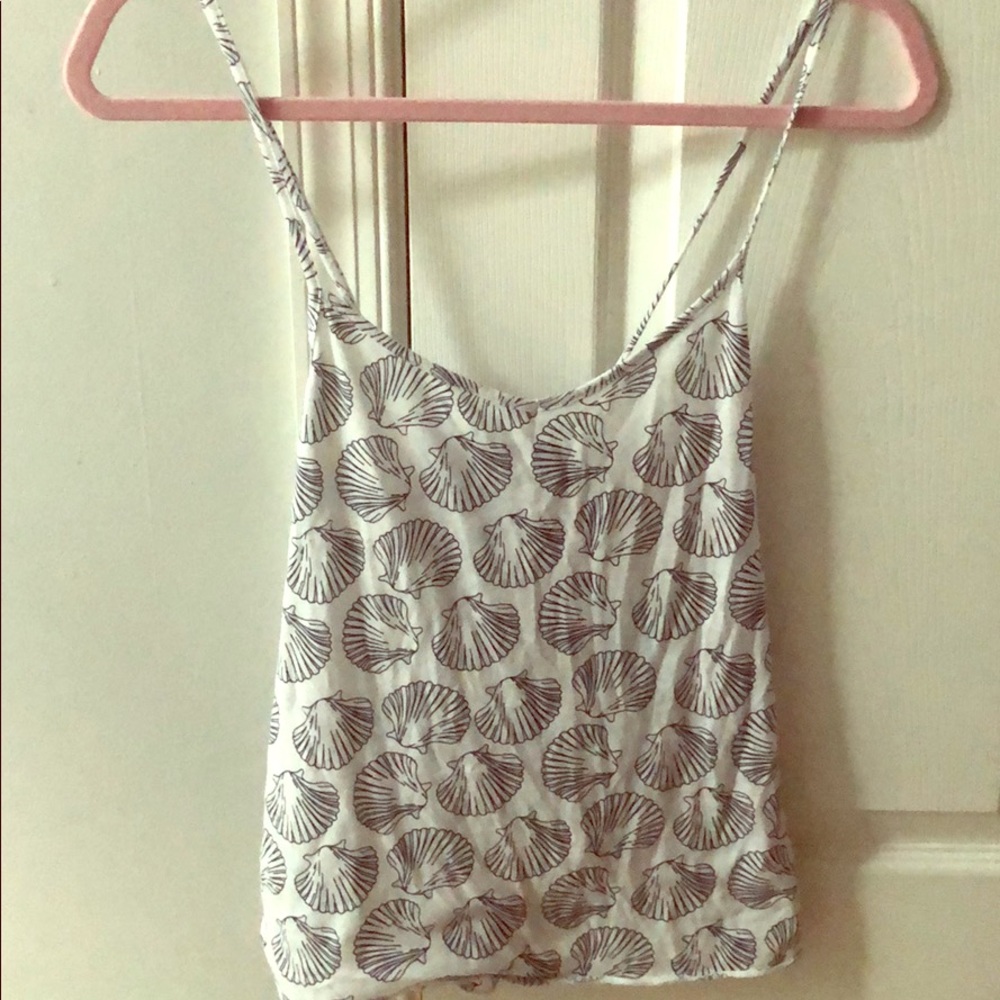 H&M Divided mermaid shell top size s